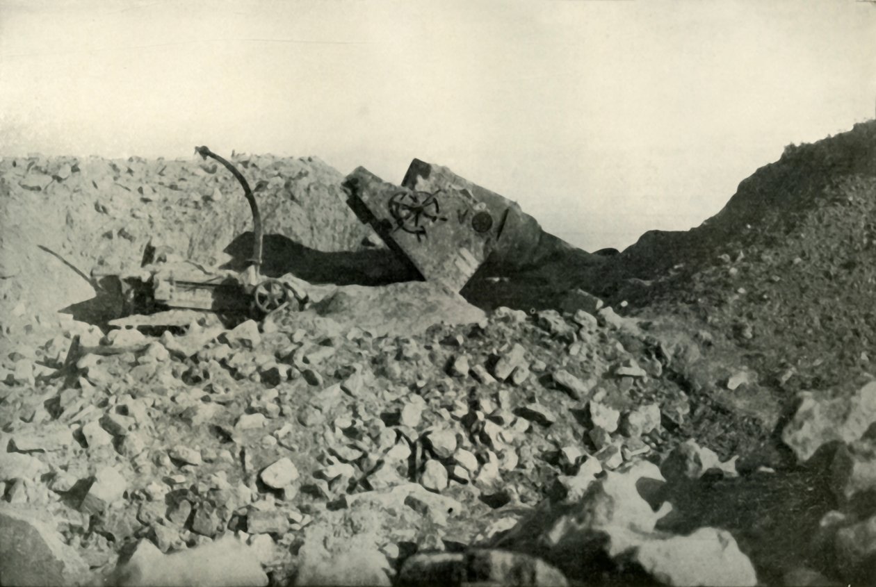 A Seddul Bahr erődök belseje, 1919. alkotó: Unbekannt