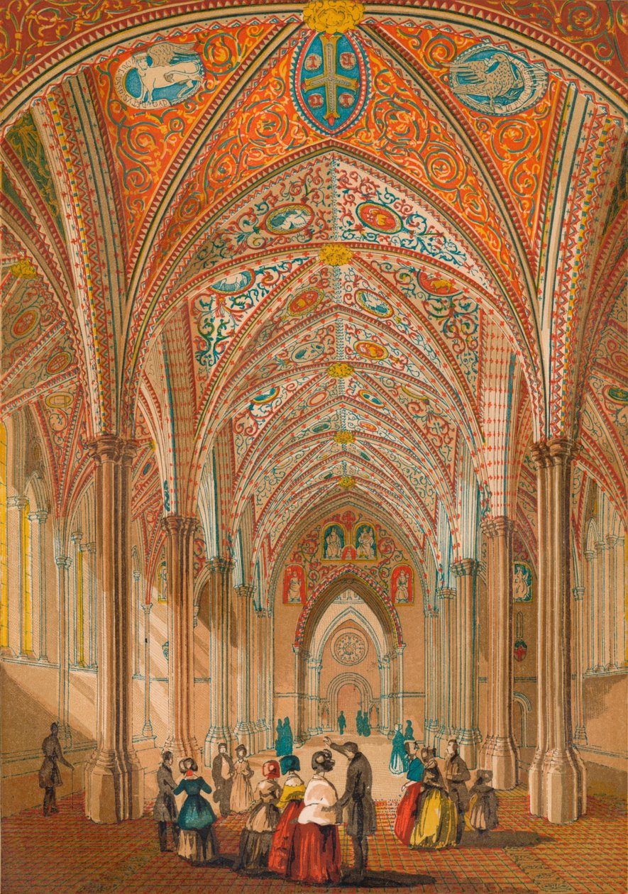 A Templomtemplom belseje, 1845, 1864 alkotó: Unbekannt