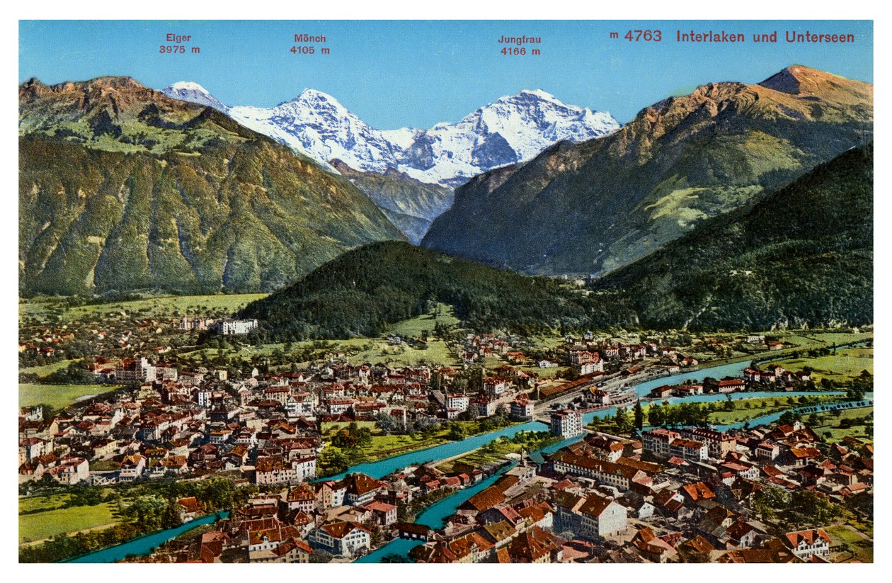 Interlaken, Svájc, XX. század alkotó: Unbekannt