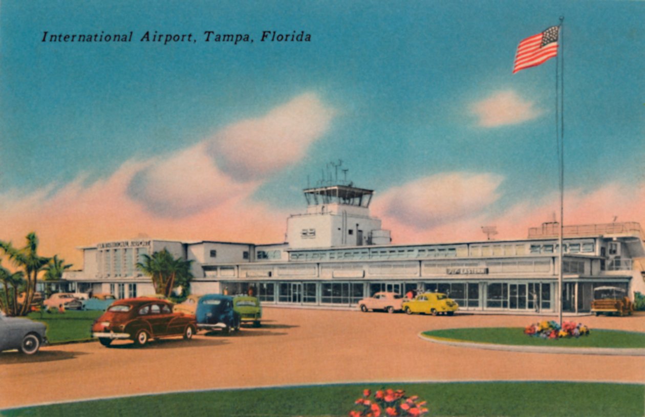 Nemzetközi repülőtér, Tampa, Florida, 1940-es évek alkotó: Unbekannt