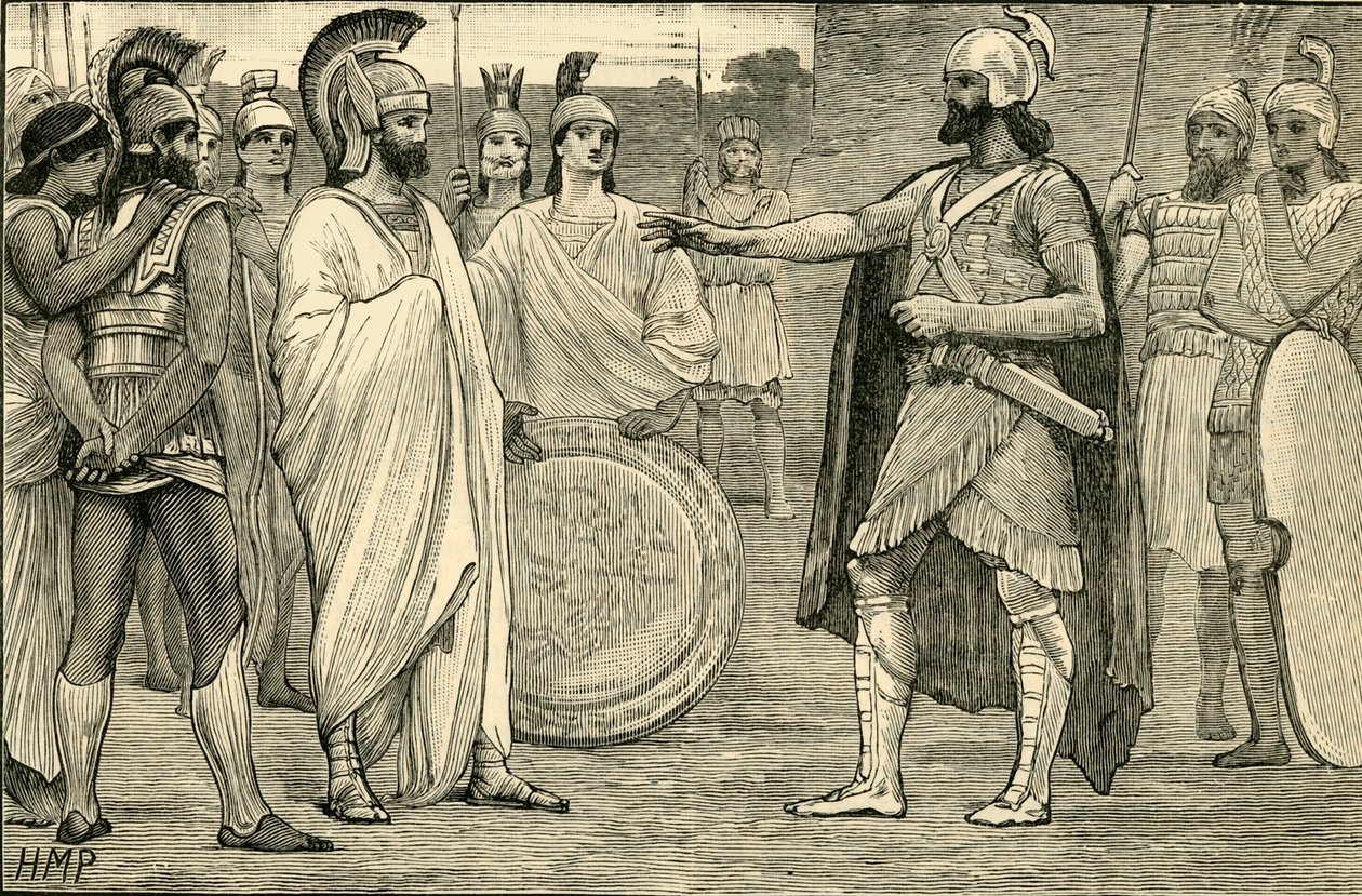 Interjú Agesilaus és Pharnabazus között, 1890. alkotó: Unbekannt