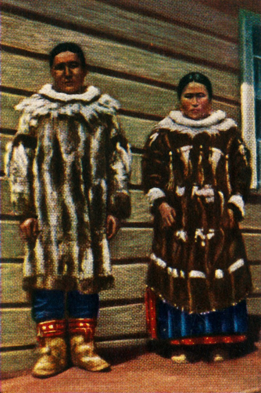 Inuitok Alaszkából, Észak-USA-ból, 1928. alkotó: Unbekannt