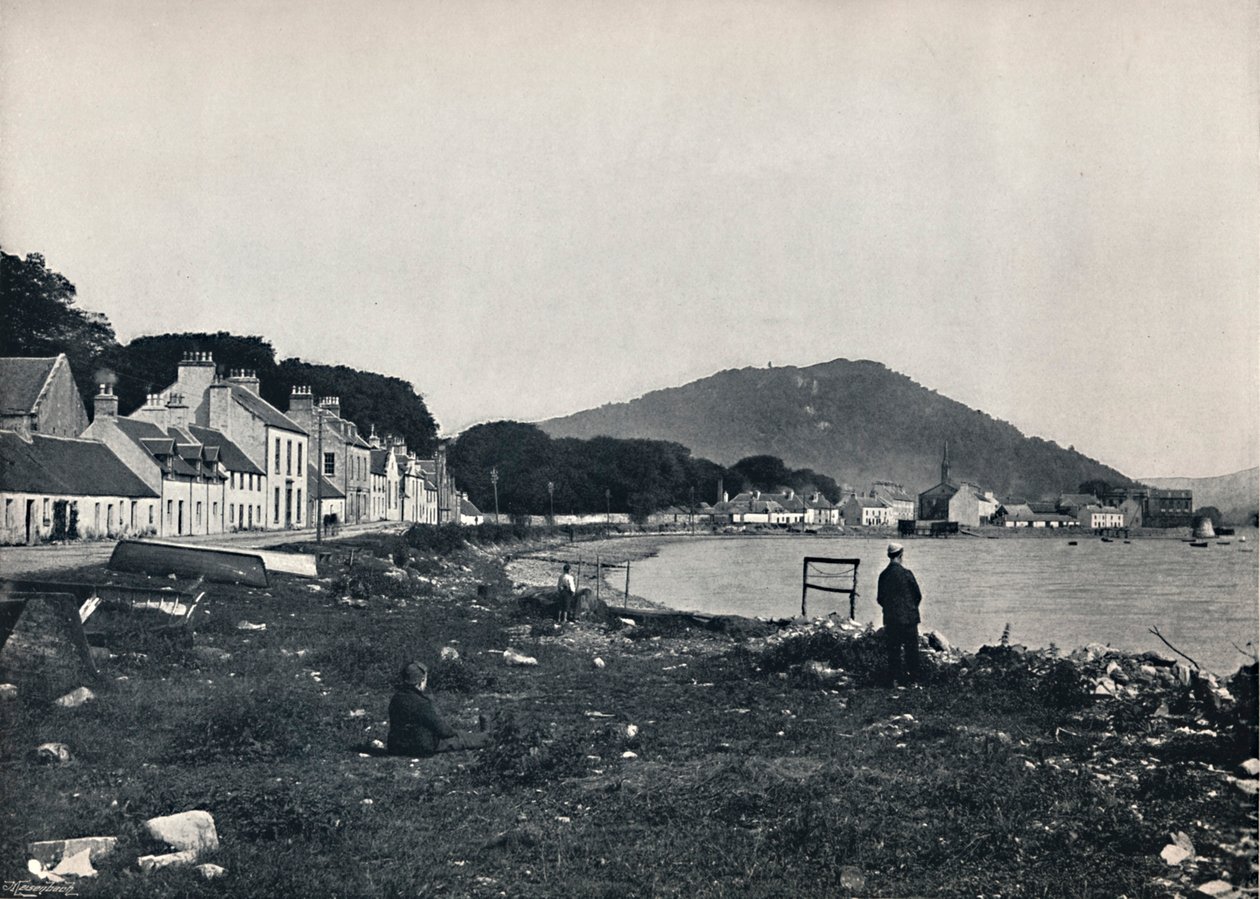Inveraray - Duniquoich városa és dombja, 1895 alkotó: Unbekannt