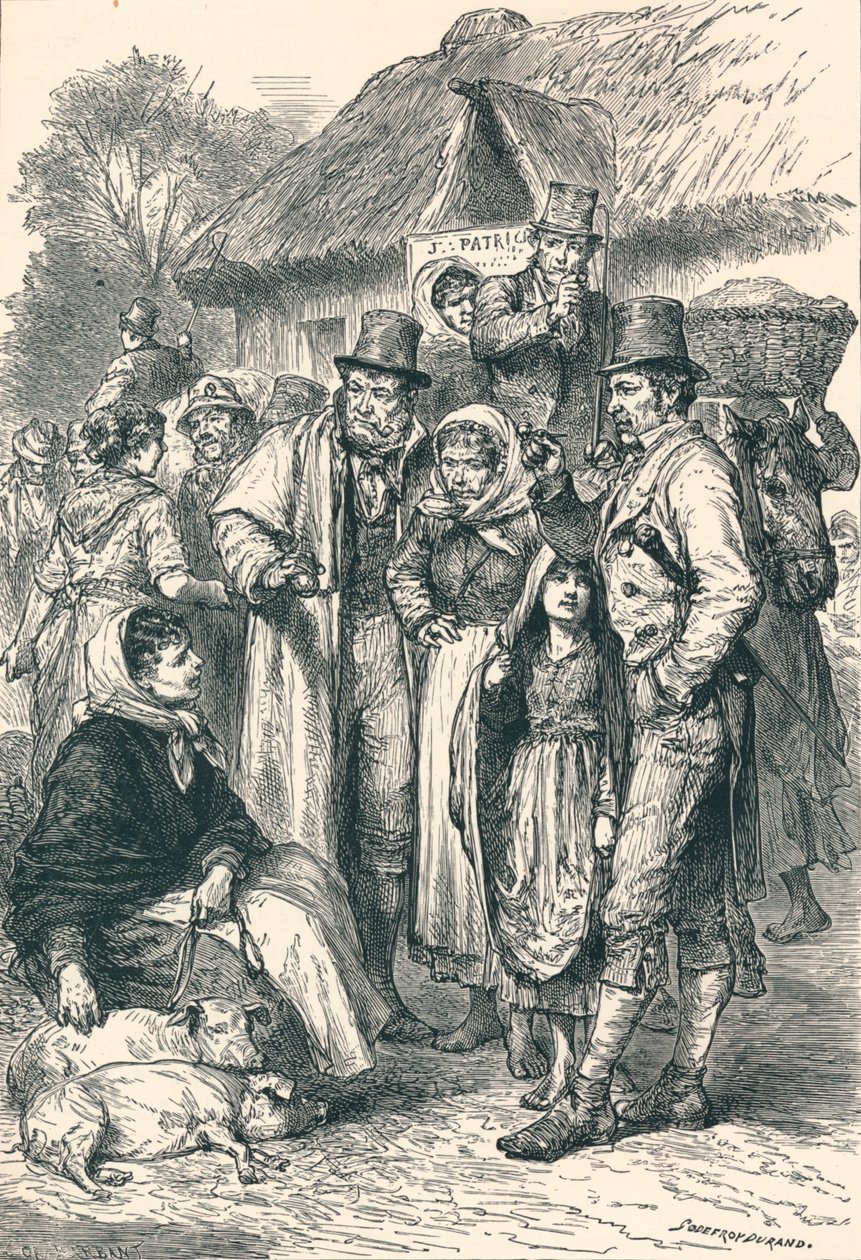 Ír parasztok, 1896 alkotó: Unbekannt