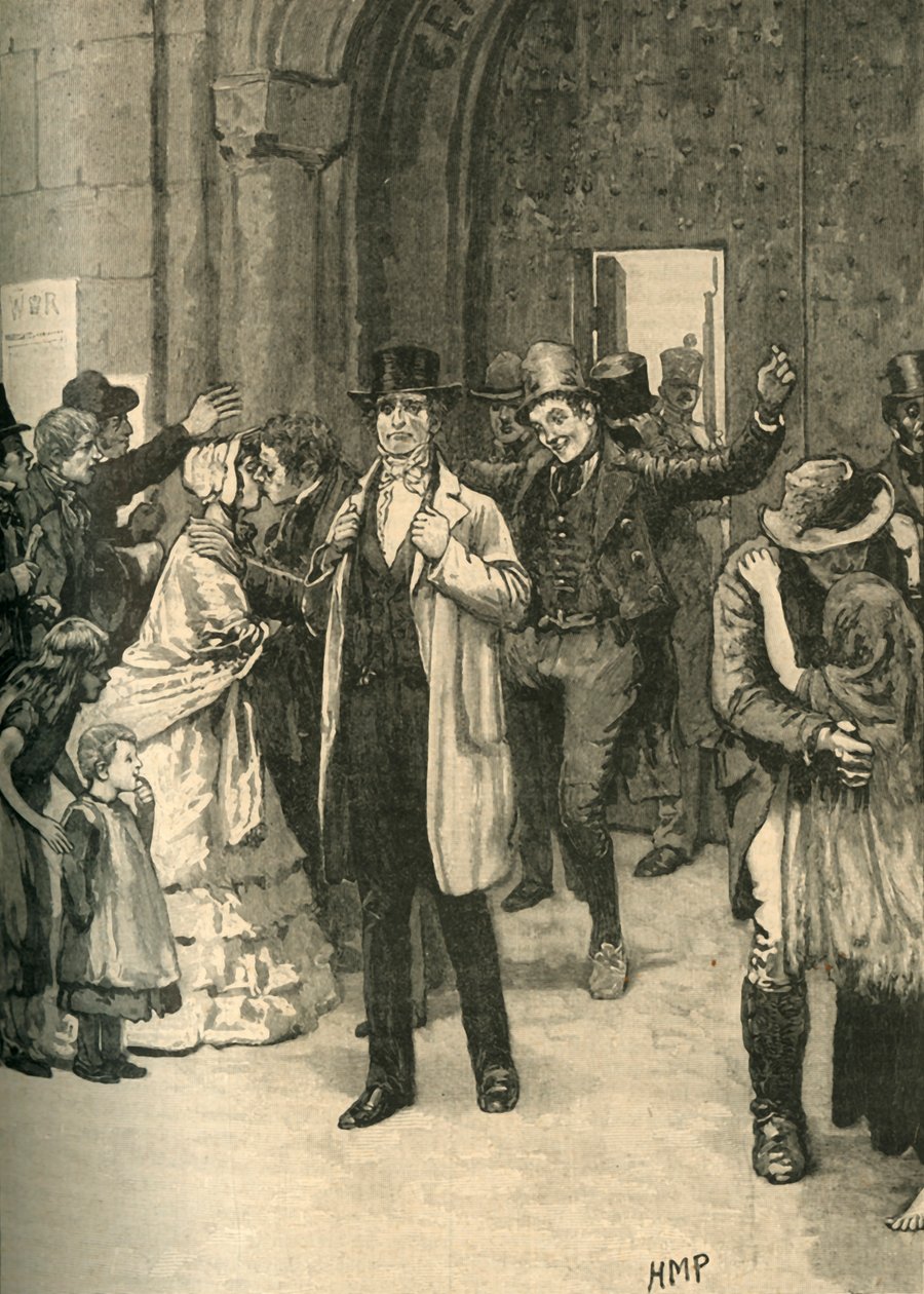 Lord Mulgraves fejlődése során felszabadult ír foglyok, 1836 c1890. alkotó: Unbekannt