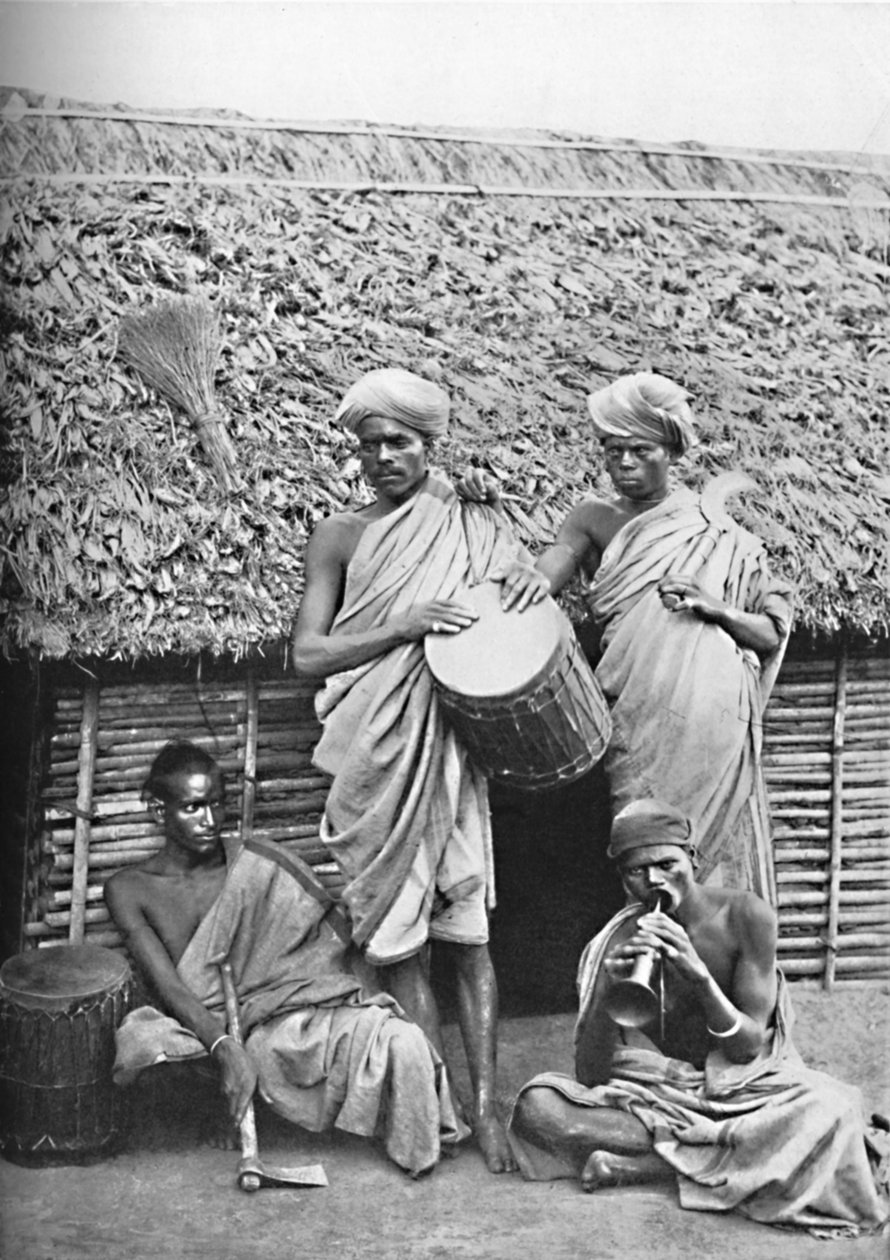 Irula men, India, 1902 alkotó: Unbekannt