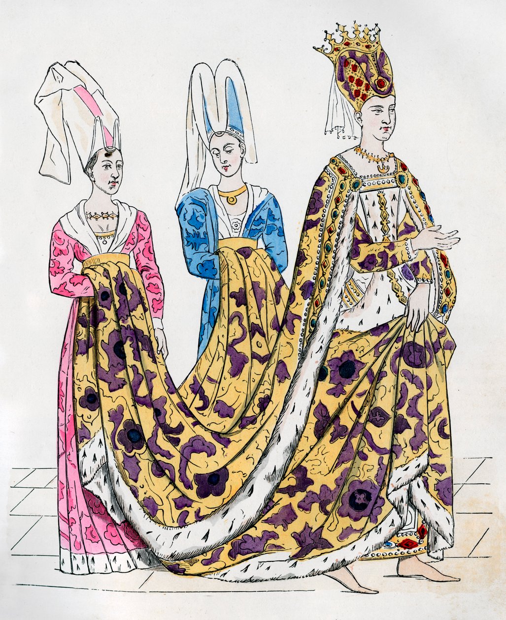 Bajor Isabeau, VI. Károly francia királynő hitvese, 1385 1882-1884 alkotó: Unbekannt
