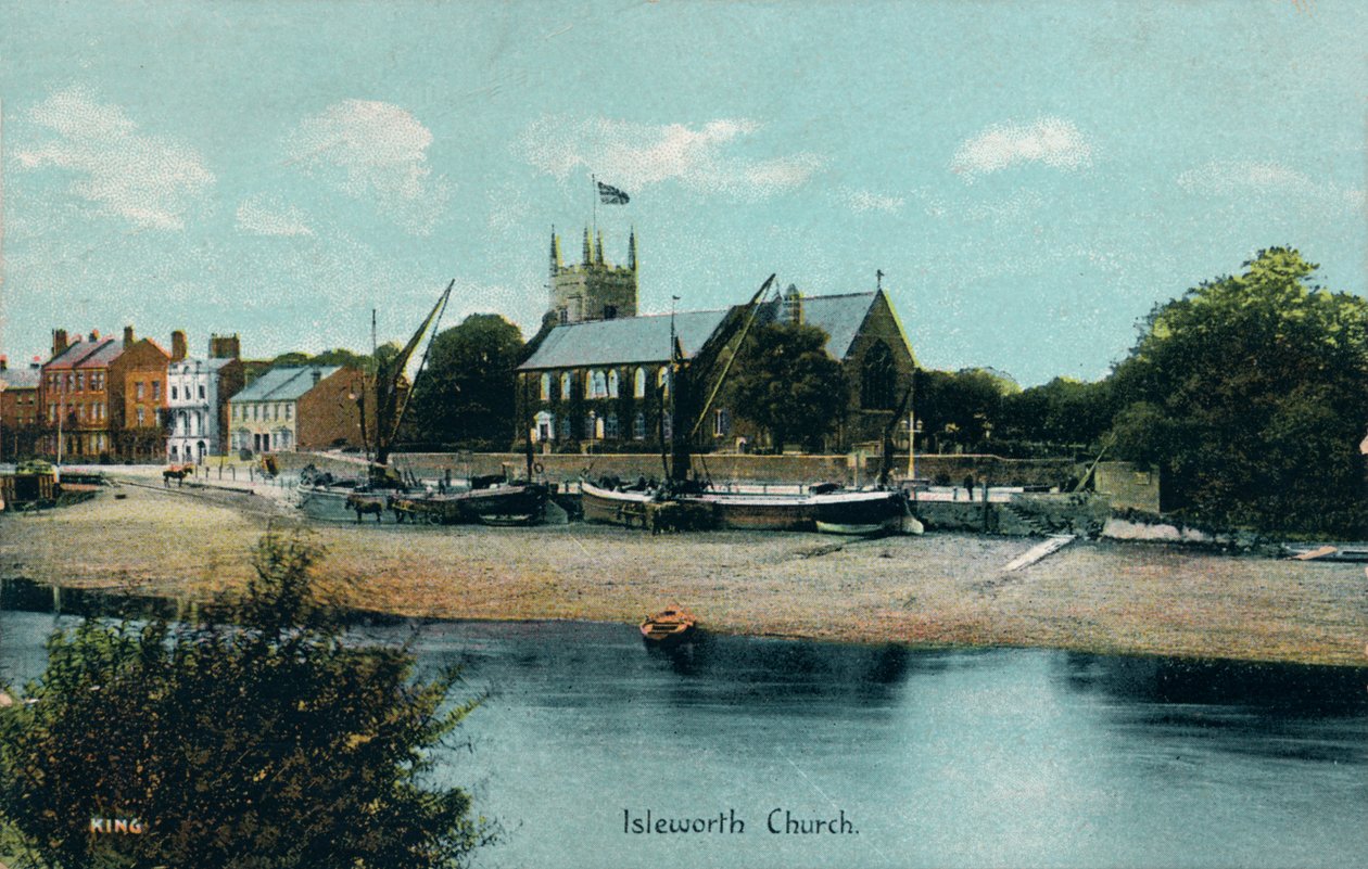 Isleworth Church, London, 1905 alkotó: Unbekannt