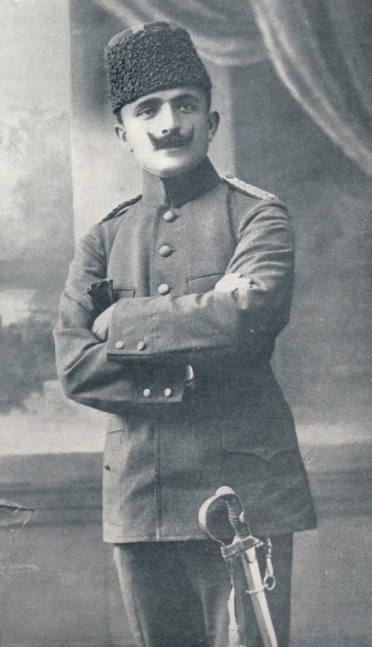 Ismail Env pasa Env pasa 181-1922, oszmán katonai tiszt, 1914 alkotó: Unbekannt