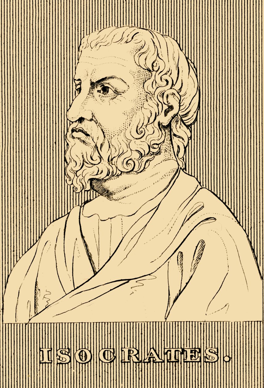 Izokratész, ie 436-338, 1830. alkotó: Unbekannt