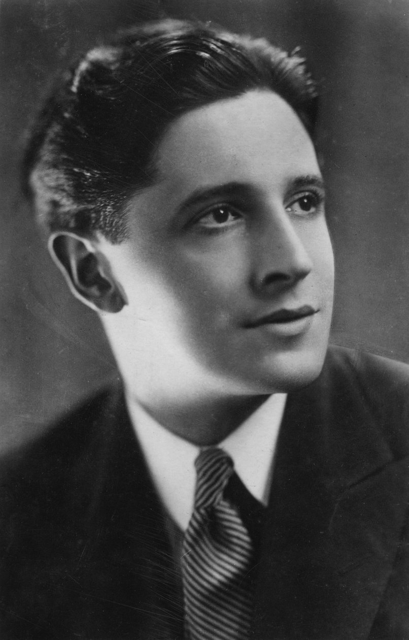 Ivor Novello 183-1951, walesi zeneszerző, énekes és színész, 1920-as évek alkotó: Unbekannt