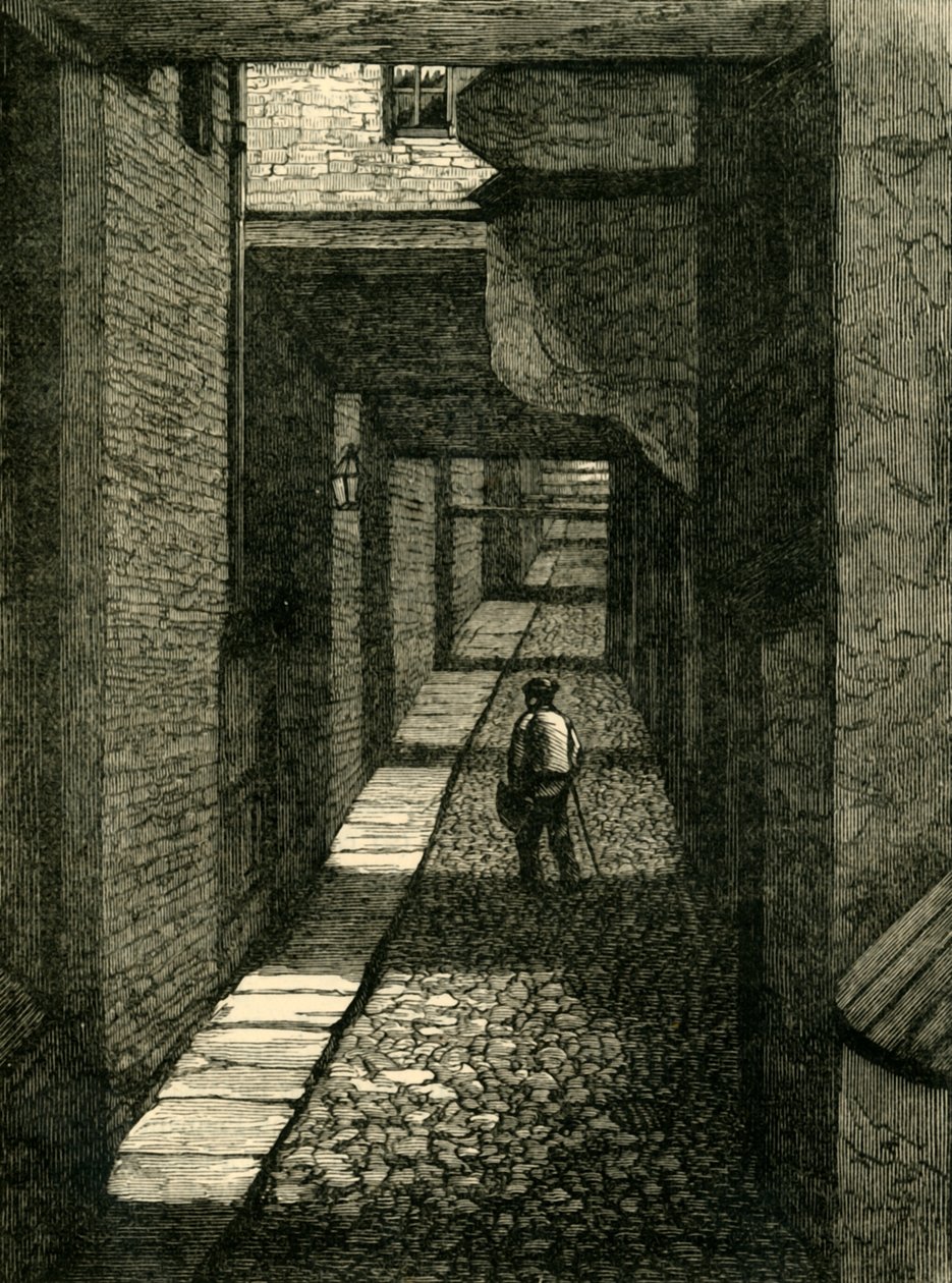 Ivy Bridge Lane, 1881. alkotó: Unbekannt