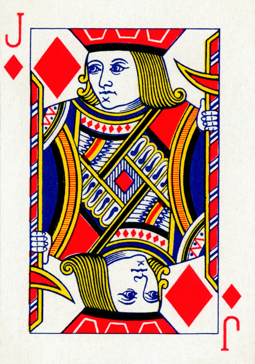 Jack of Diamonds a Goodall & Son Ltd. kártyapaklijából, 1940 alkotó: Unbekannt