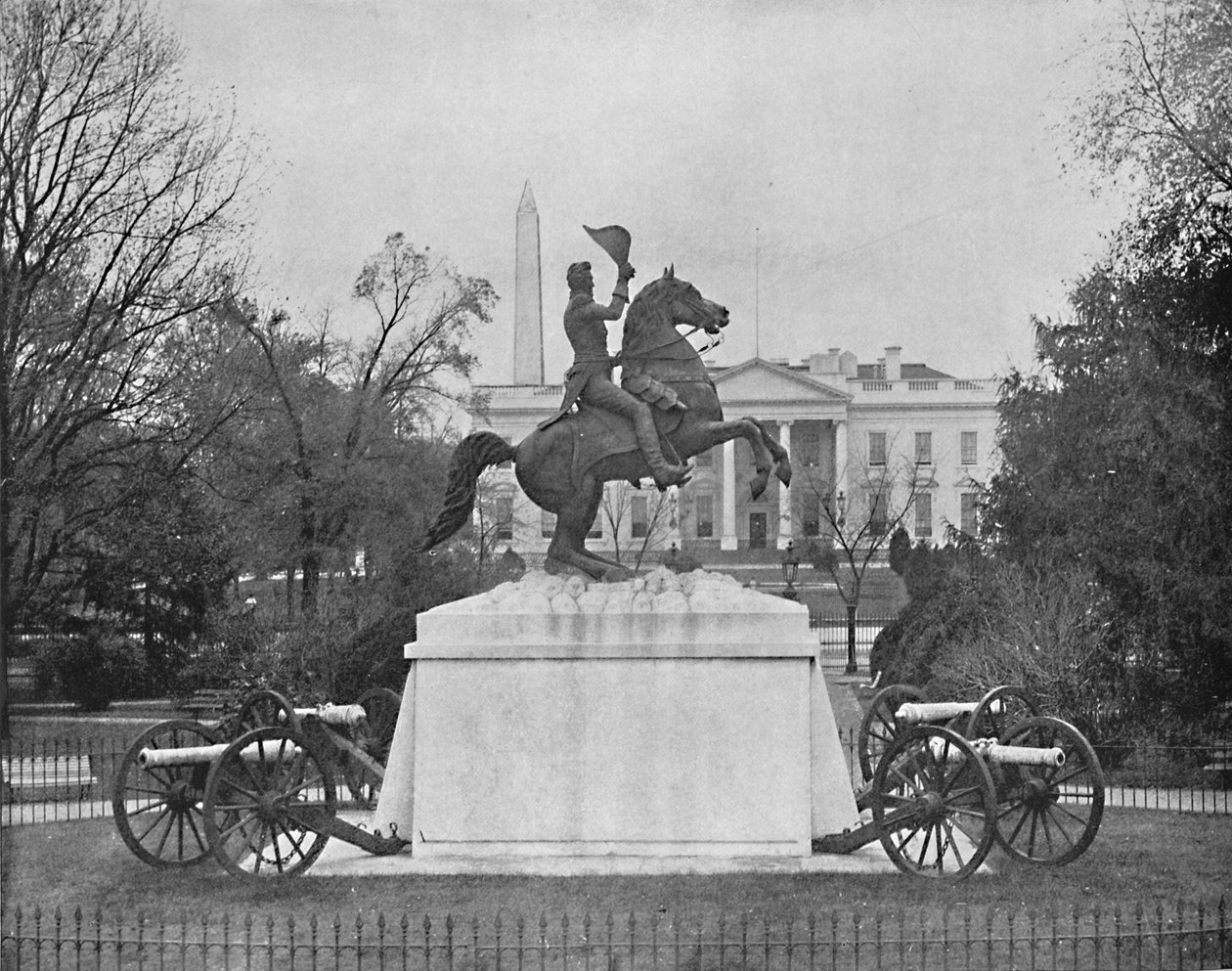 Jackson-szobor, Lafayette Square, Washington, D.C., 1897. alkotó: Unbekannt