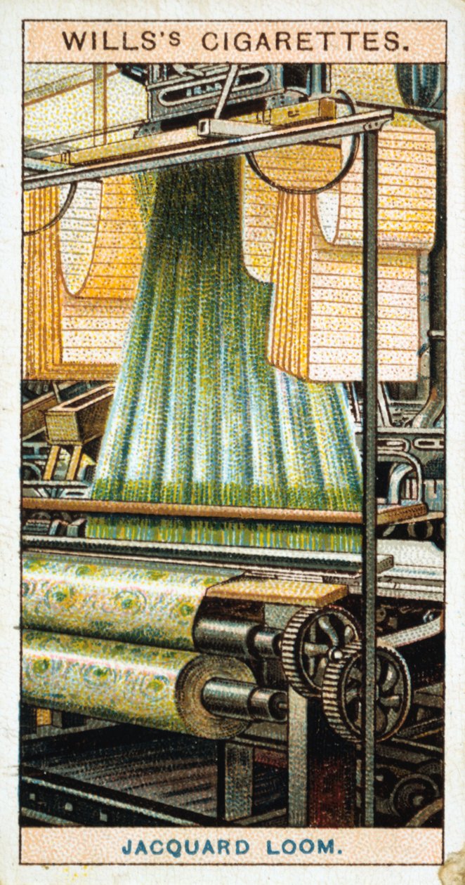 Jacquard elektromos szövőszék, 1915 alkotó: Unbekannt
