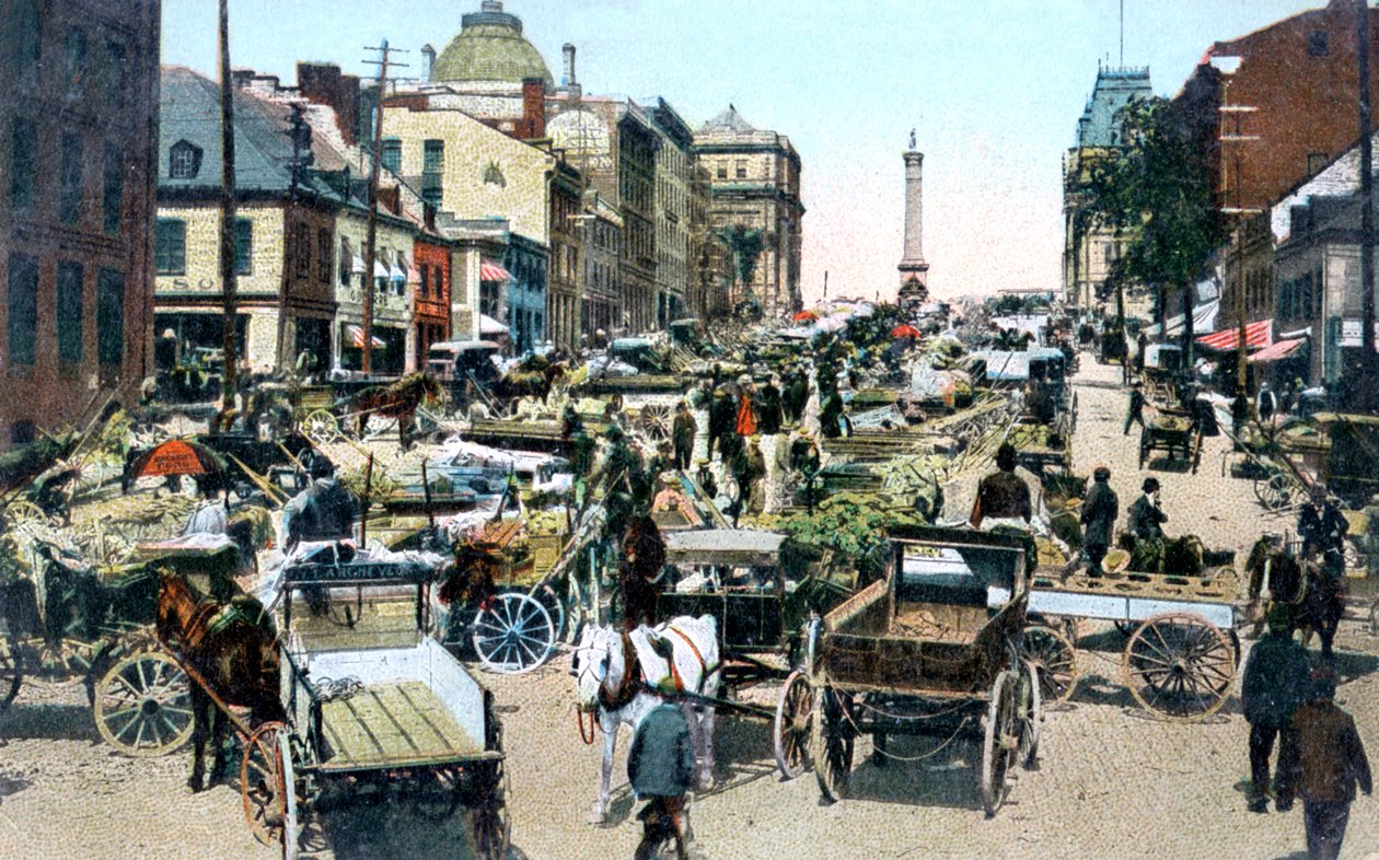 Jacques Cartier piac, Montreal, Kanada, 1900-as évek alkotó: Unbekannt