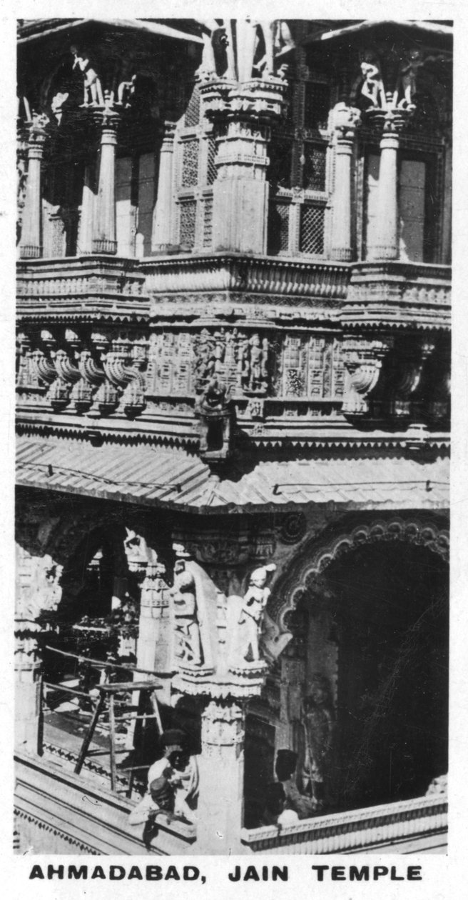 Jain templom, Ahmedabad, India, 1925 alkotó: Unbekannt