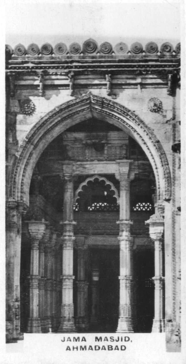 Jama Masjid, Ahmedabad, Gujarat, India, 1925 alkotó: Unbekannt