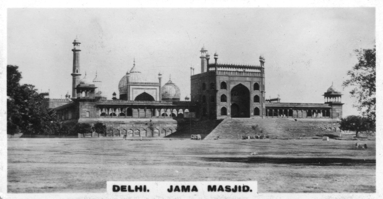 Jama Masjid, Delhi, India, 1925 alkotó: Unbekannt