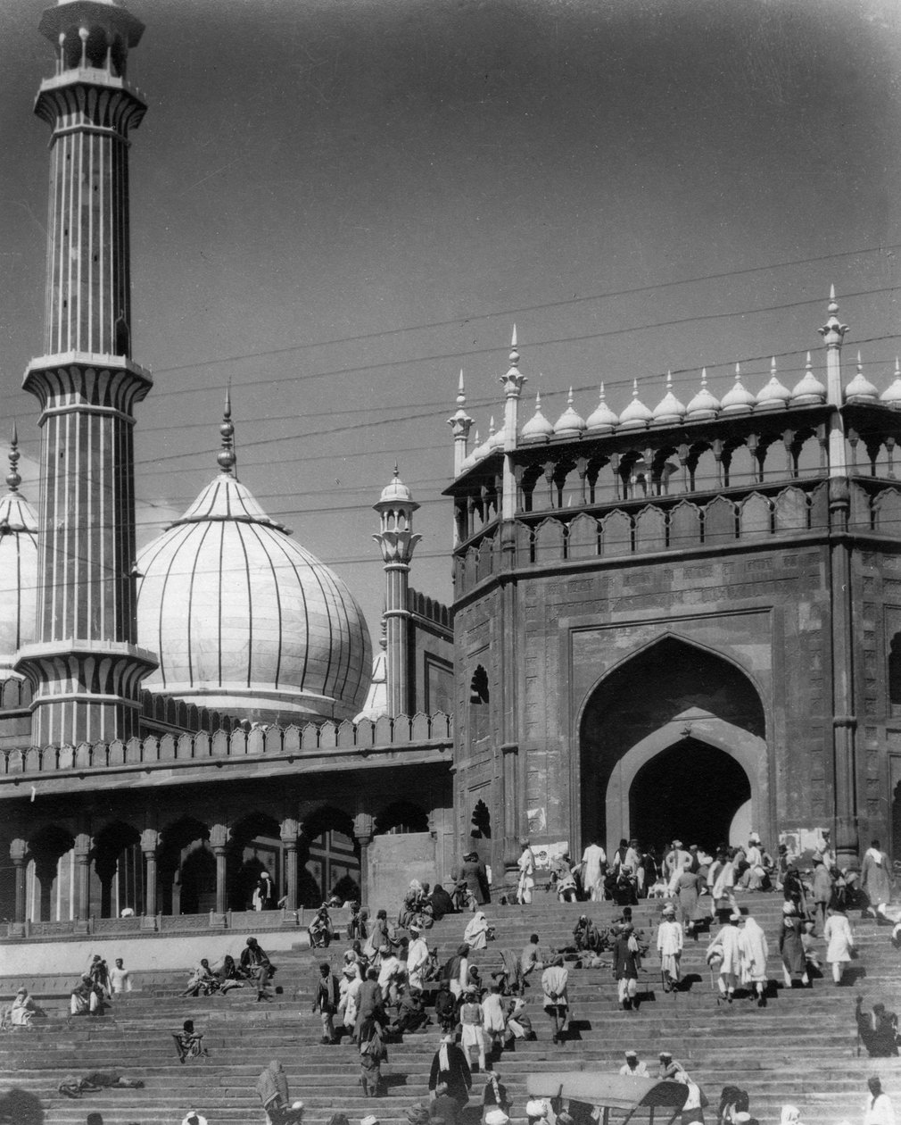 Jama Masjid, Delhi, India, 19. század vége vagy 20. század eleje alkotó: Unbekannt