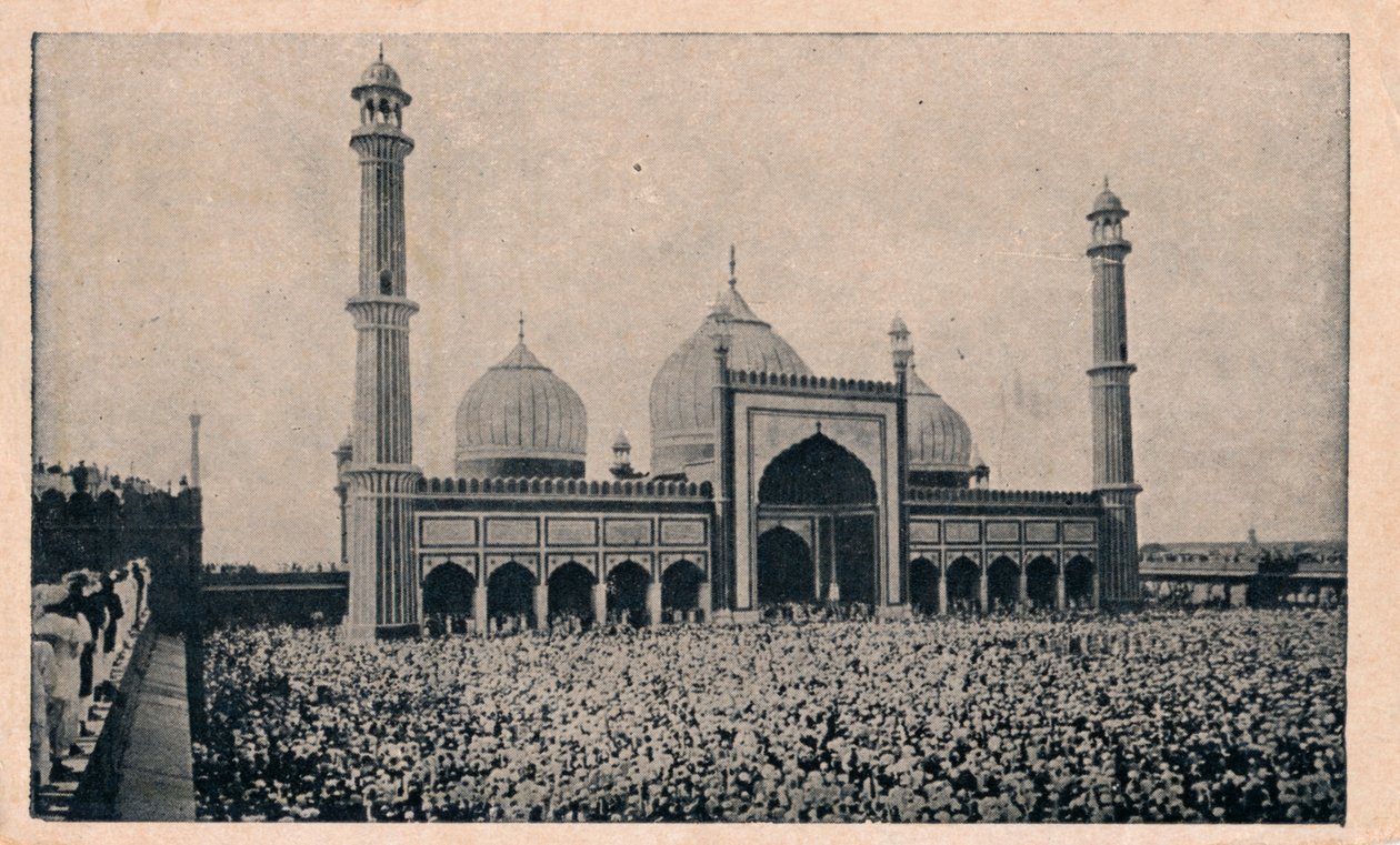 Jama Masjid, Delhi, 1900 alkotó: Unbekannt