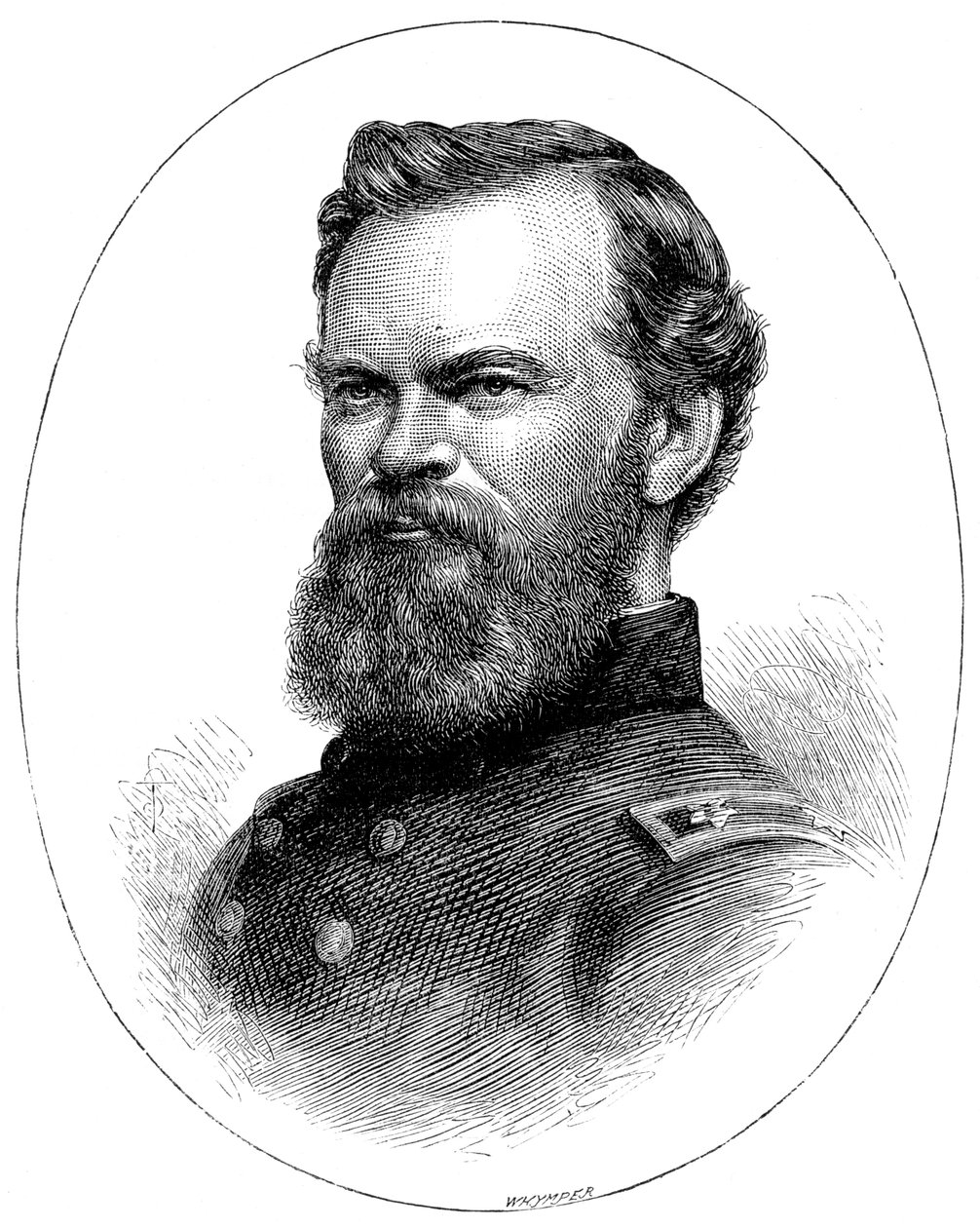 James B McPherson, az amerikai polgárháború szakszervezeti tábornoka, 1880 alkotó: Unbekannt