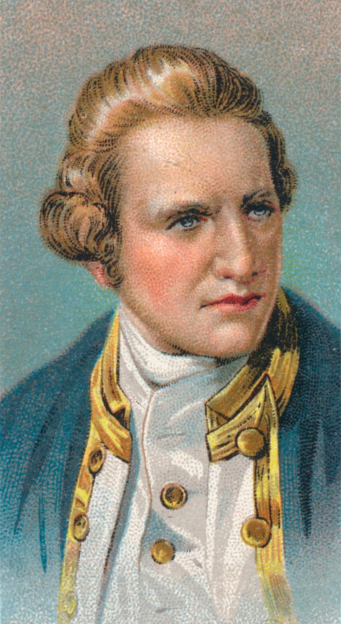 James Cook angol felfedező, navigátor és hidrográfus, 1775-1776, 1924 alkotó: Unbekannt