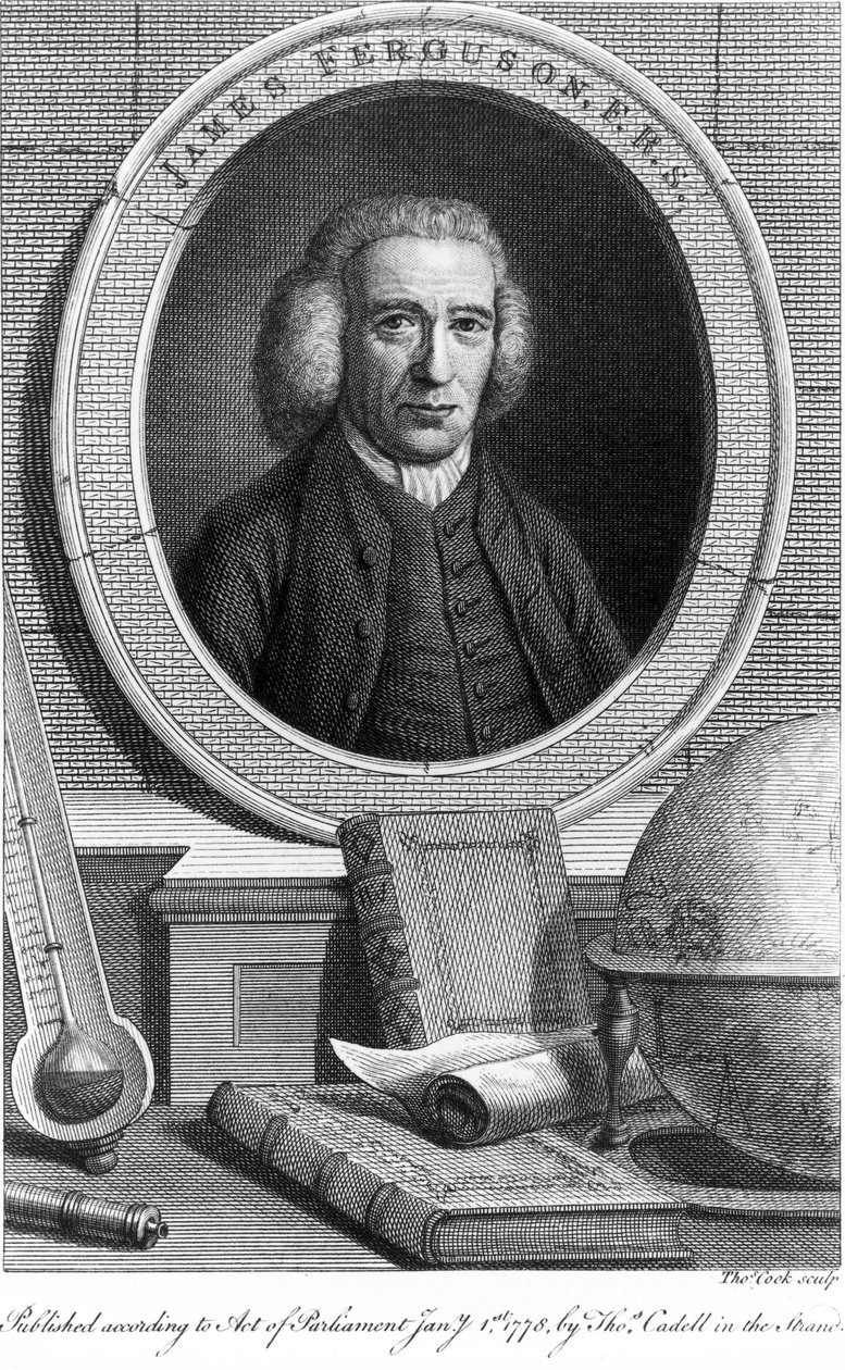 James Ferguson skót csillagász, 1760 körül alkotó: Unbekannt