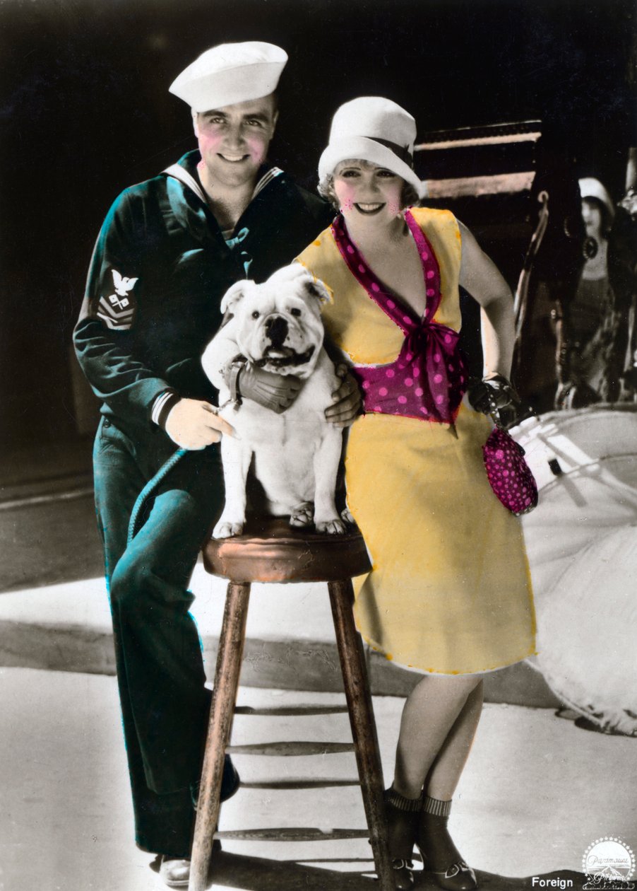 James Hall 1900-1940 és Clara Bow 1905-1965, amerikai színészek, XX. alkotó: Unbekannt