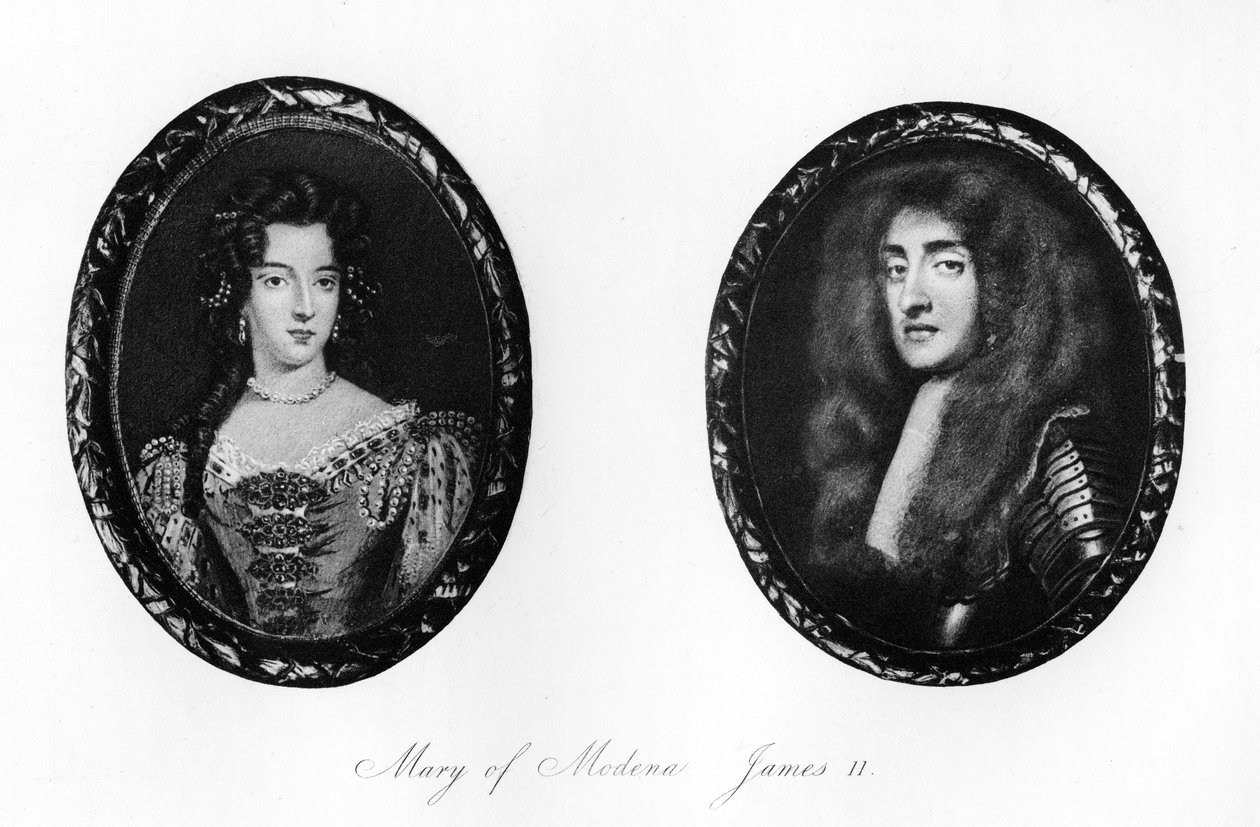 James II and Mary of Modena, 1907 alkotó: Unbekannt