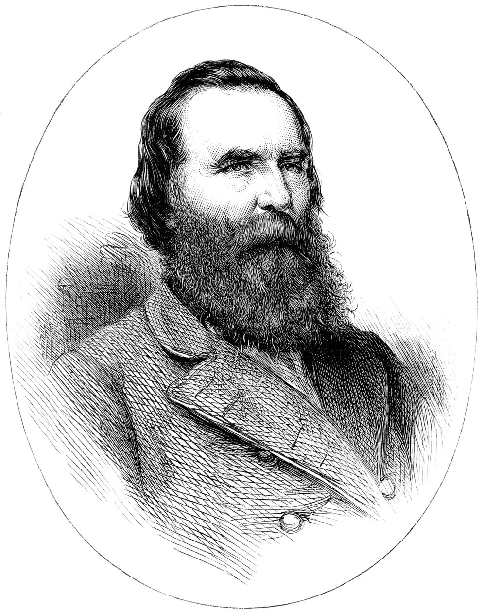 James Longstreet, az amerikai polgárháború konföderációs tábornoka, 1880 alkotó: Unbekannt