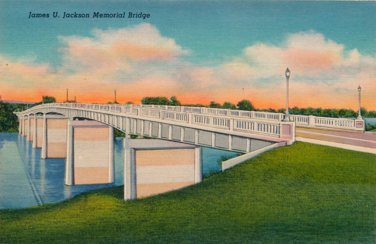 James U. Jackson Memorial Bridge, Augusta, Georgia, 1943 alkotó: Unbekannt