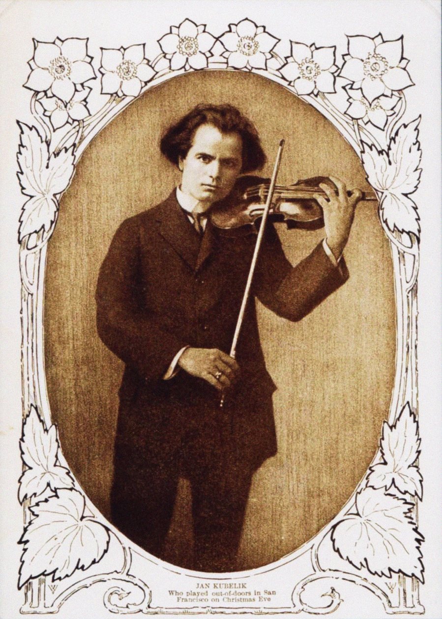 Jan Kubelik karácsony estéjén játszik San Franciscóban, 1912, 1912 alkotó: Unbekannt