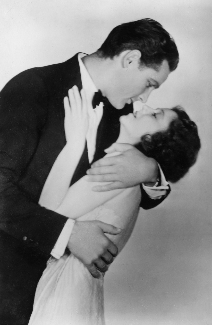 Janet Gaynor 1906-1984 és Charles Farrell 1901-1990, amerikai színészek, XX. alkotó: Unbekannt