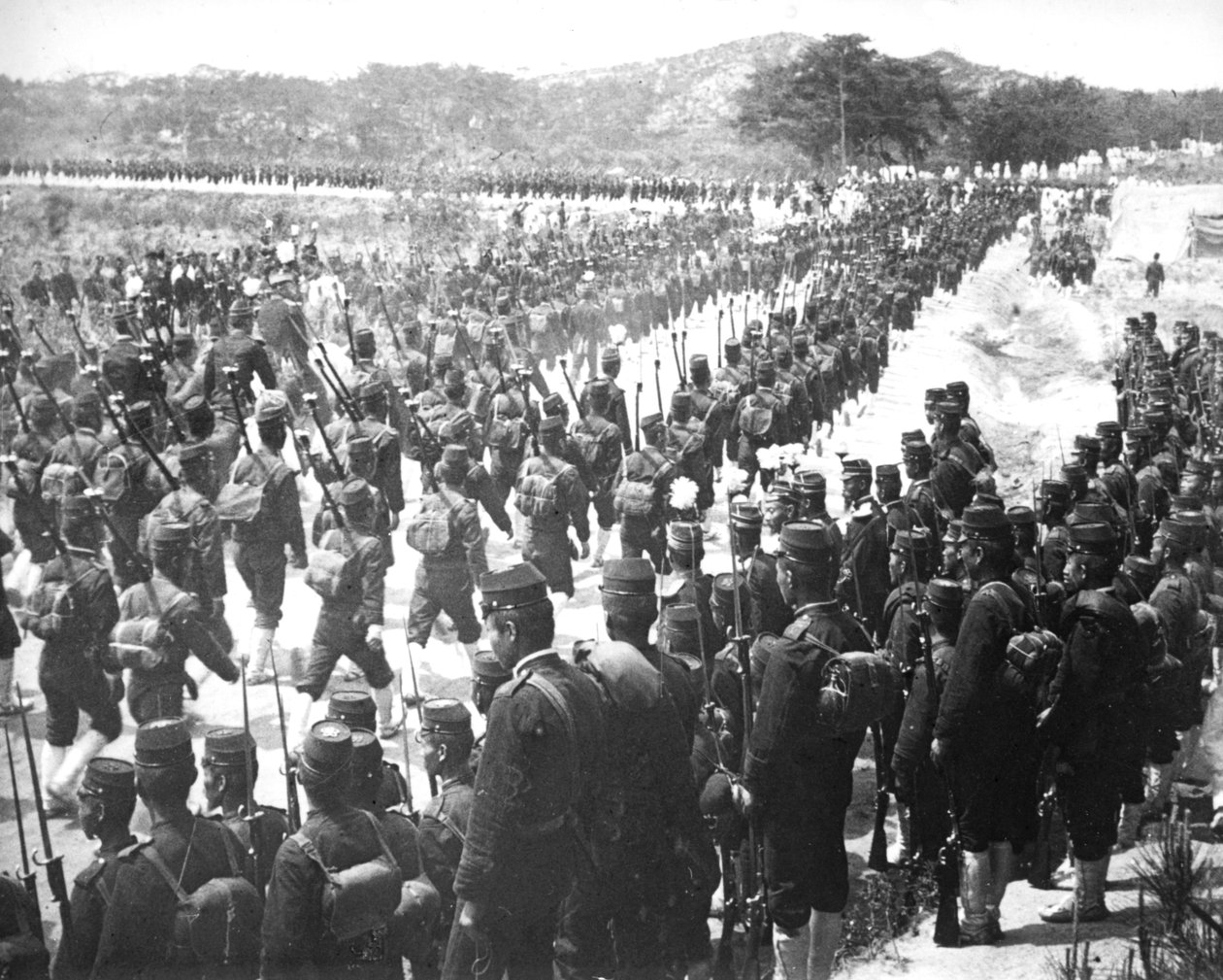Japán csapatok, Korea, c1900 alkotó: Unbekannt