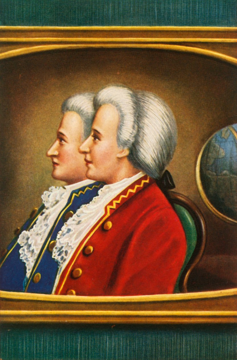 Jaques Etienne Montgolfier és Joseph Michael Montgolfier, 1933. alkotó: Unbekannt