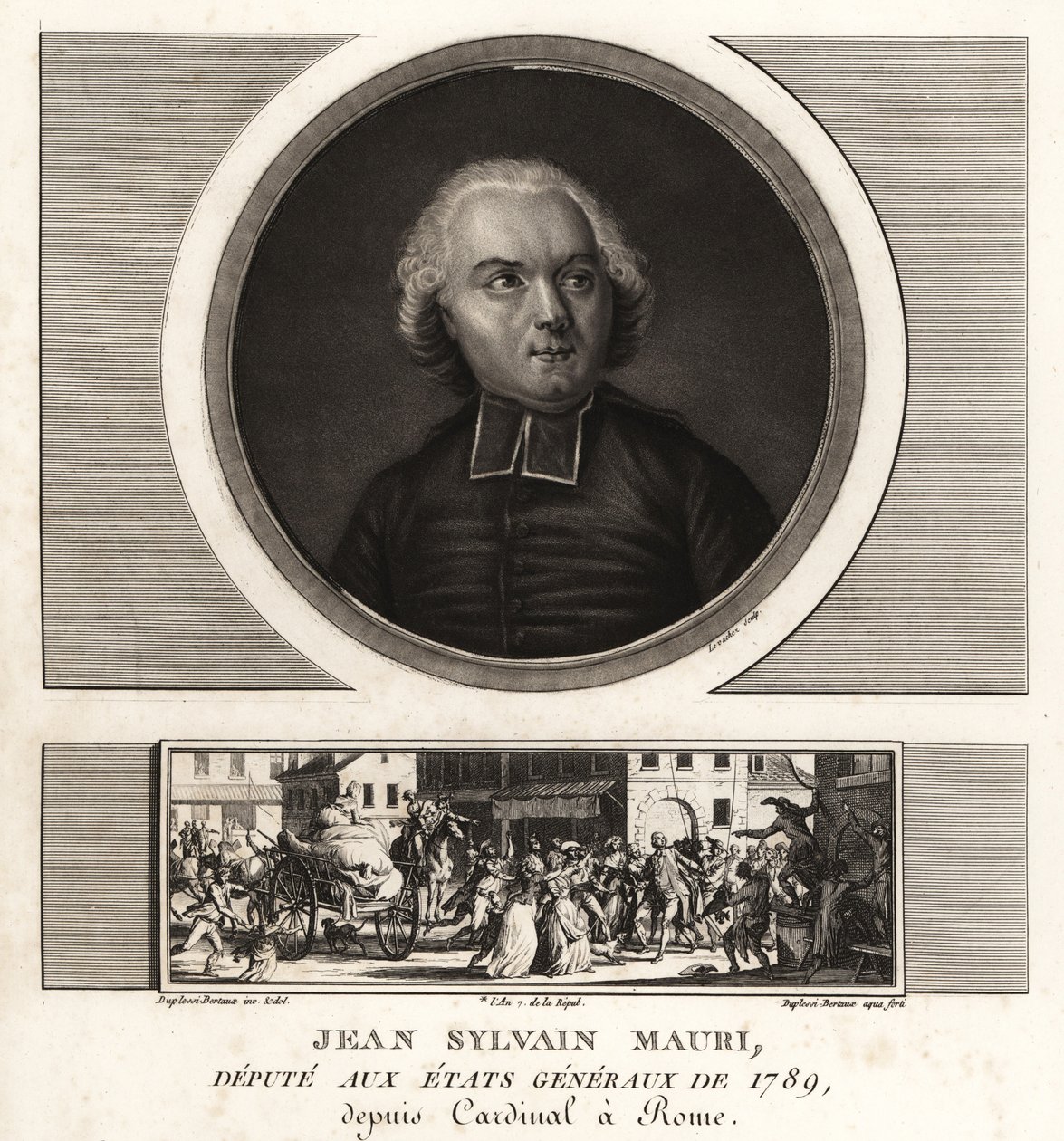 Jean-Sylvain Mauri vagy Jean-Sifrein Maury (1746-1817), francia bíboros, érsek és Montefiascone püspöke alkotó: Unbekannt