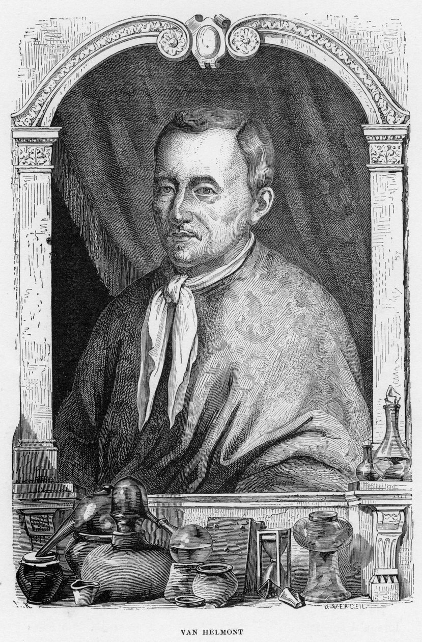 Jean Baptiste von Helmont belga orvos és vegyész, 1870 alkotó: Unbekannt
