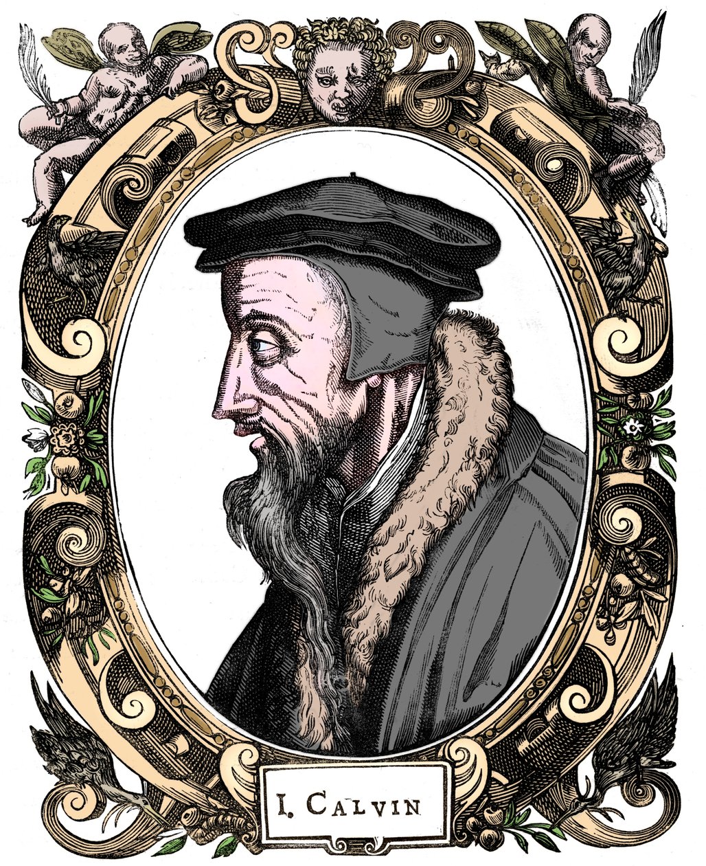 Jean Calvin francia teológus, 1581 alkotó: Unbekannt
