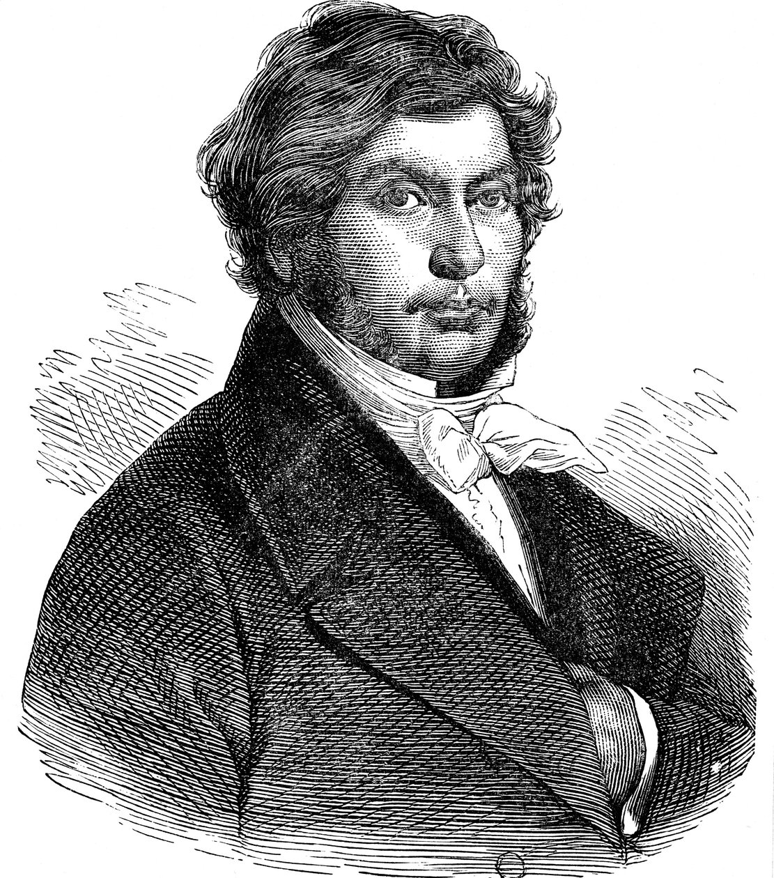 Jean Francois Champollion francia történész, nyelvész és egyiptológus, XIX alkotó: Unbekannt