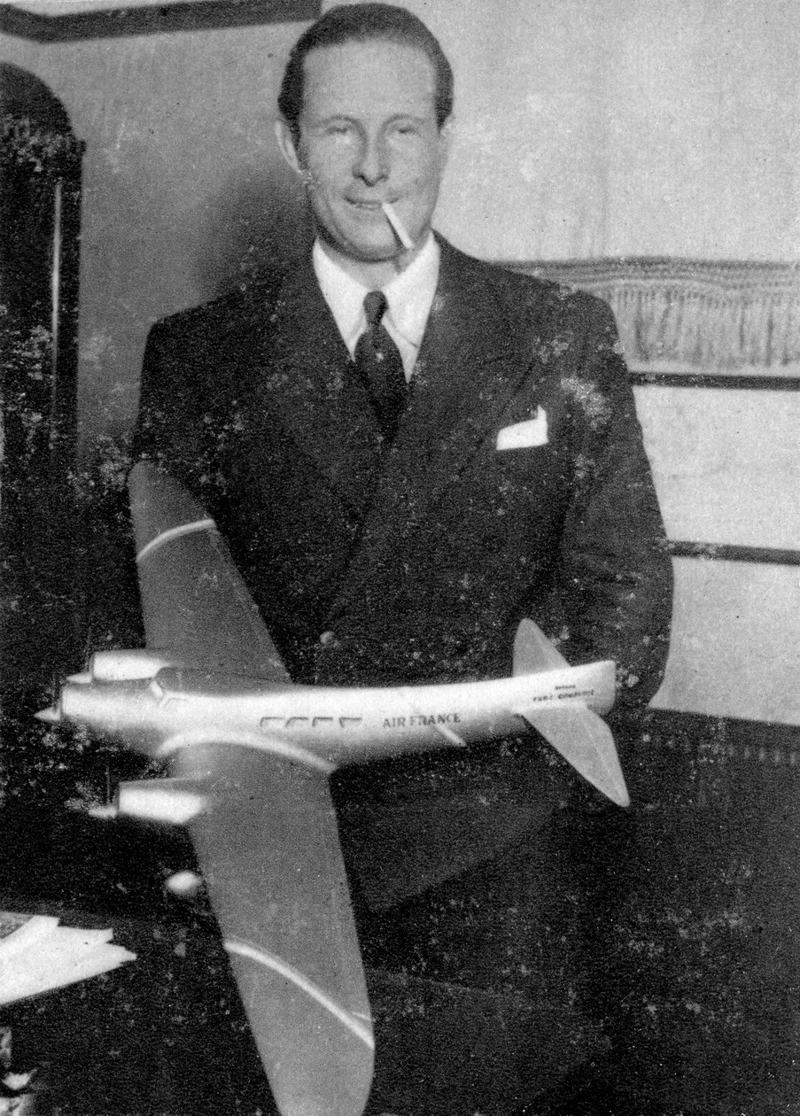 Jean Mermoz, francia pilóta, 1935 alkotó: Unbekannt