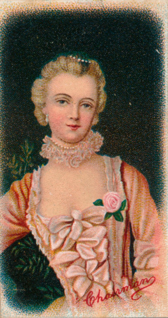 Jeanne Antoinette Poisson, más néven Madame de Pompadour 1721-1764, 1912 alkotó: Unbekannt