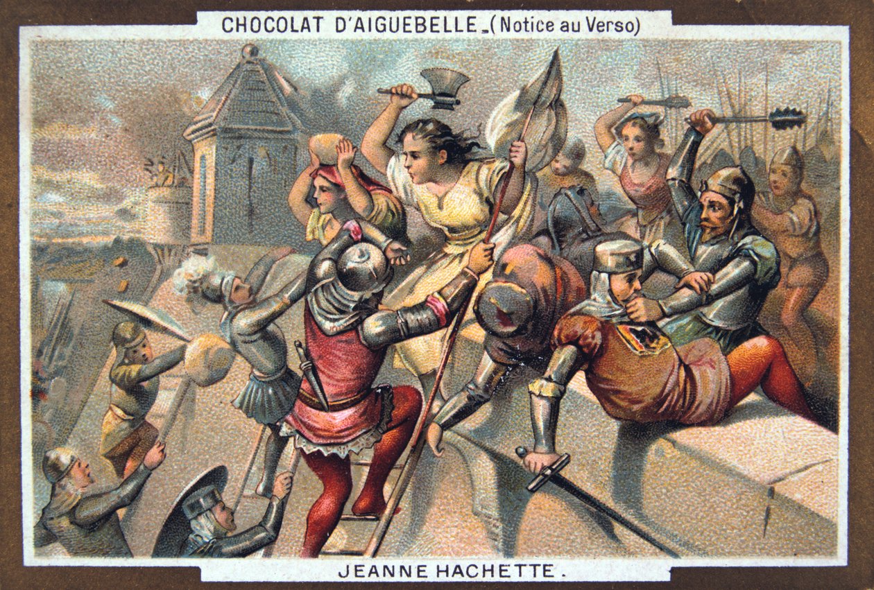 Jeanne Hachette védelmezi Beauvais-t, 1472, 19. század alkotó: Unbekannt
