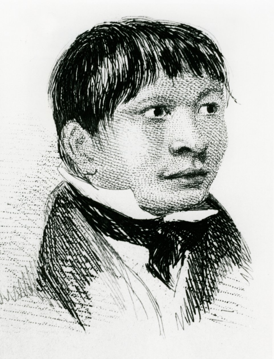 Jemmy Button, a Fuegian, akit a Fitzroy-expedíció fogadott örökbe, ahogyan 1833-ban 1839-ben megjelent alkotó: Unbekannt