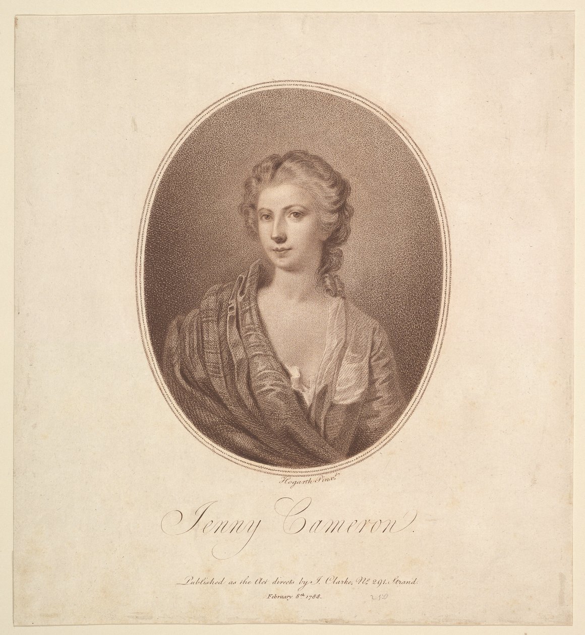 Jenny Cameron, 1788. február 8. alkotó: Unbekannt