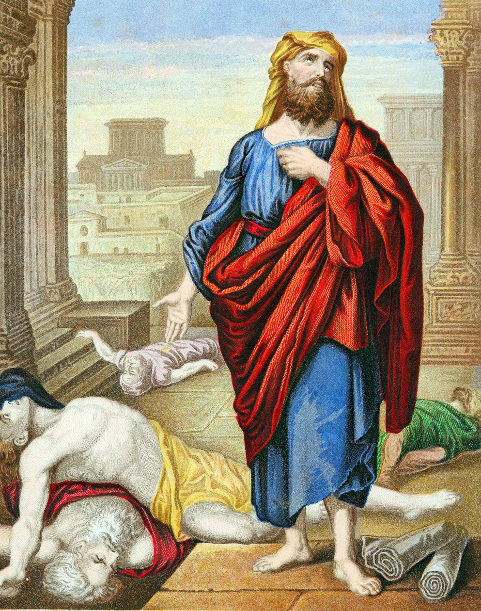 Jeremiás, ószövetségi próféta, 1860 körül. alkotó: Unbekannt