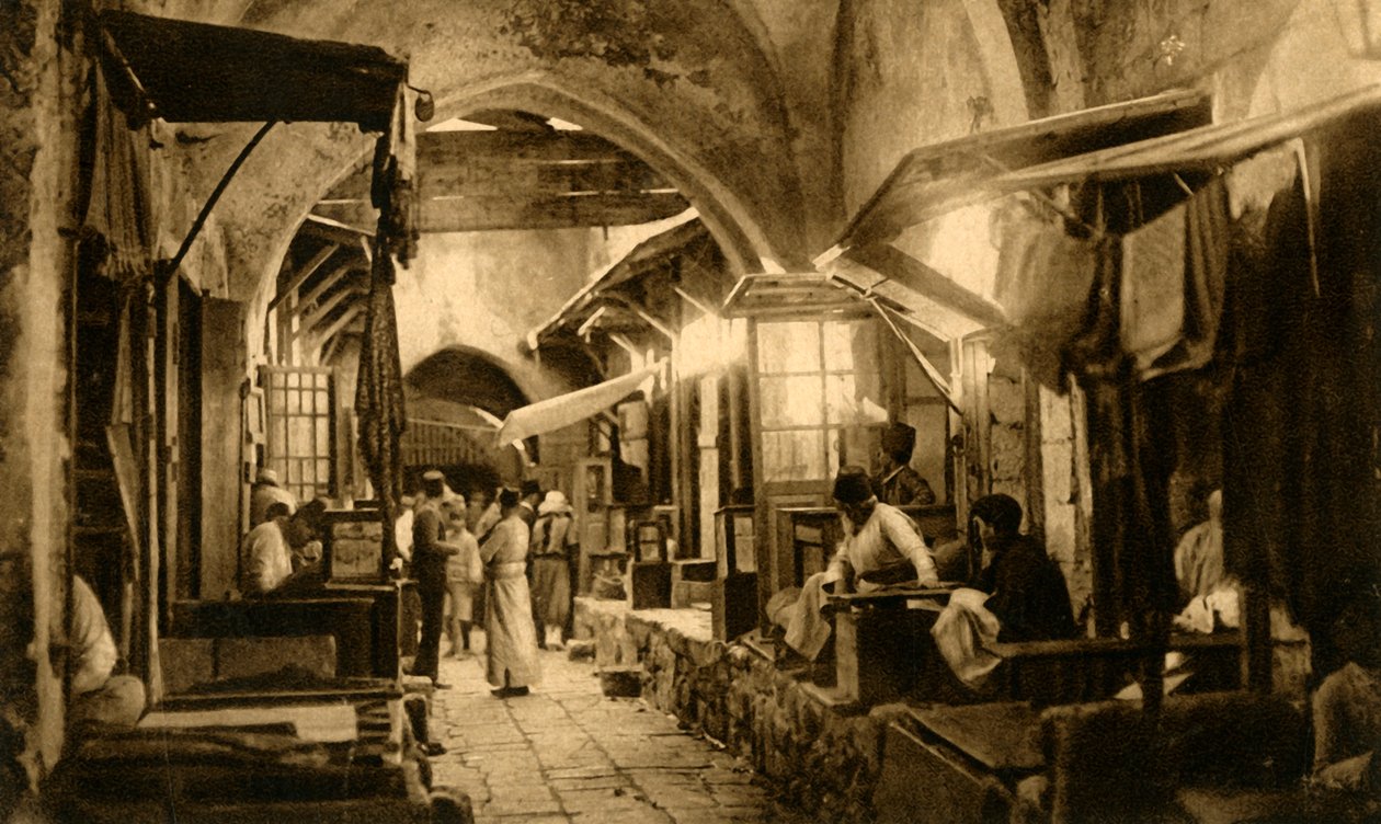 Jeruzsálem – Ötvös Bazár, c1918-c1939. alkotó: Unbekannt