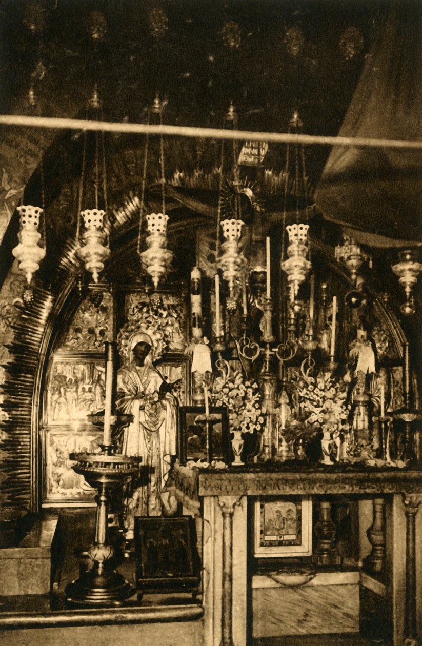 Jeruzsálem - Szent Sír-templom - Kálvária, c1918-c1939. alkotó: Unbekannt