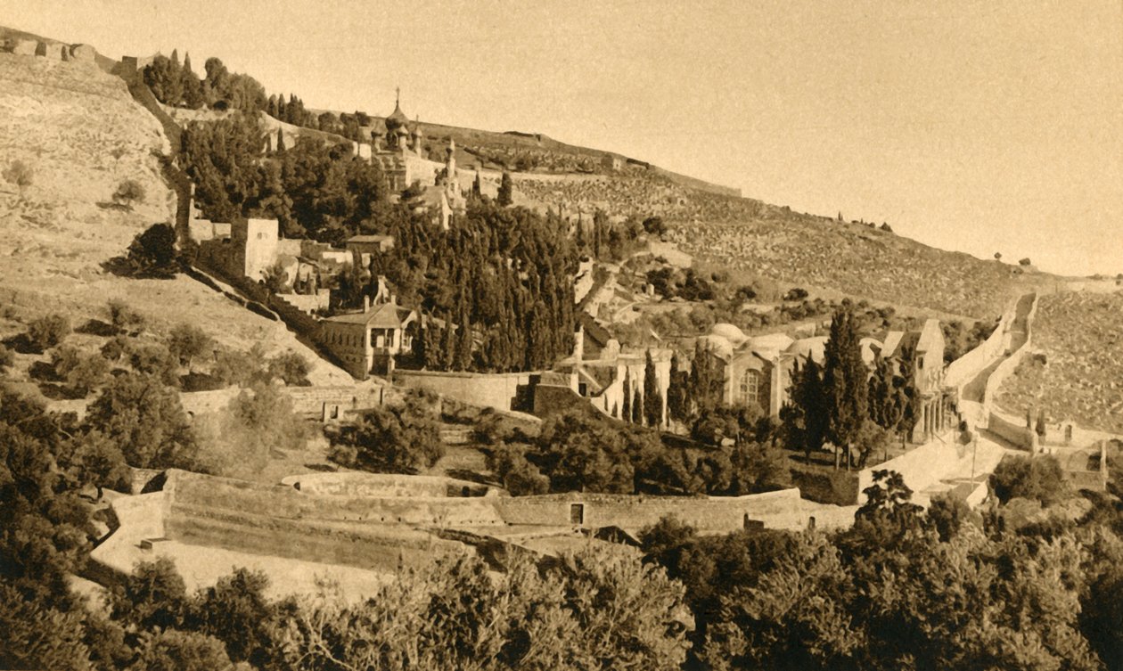 Jeruzsálem – Gecsemáné, 1918-c1939. alkotó: Unbekannt