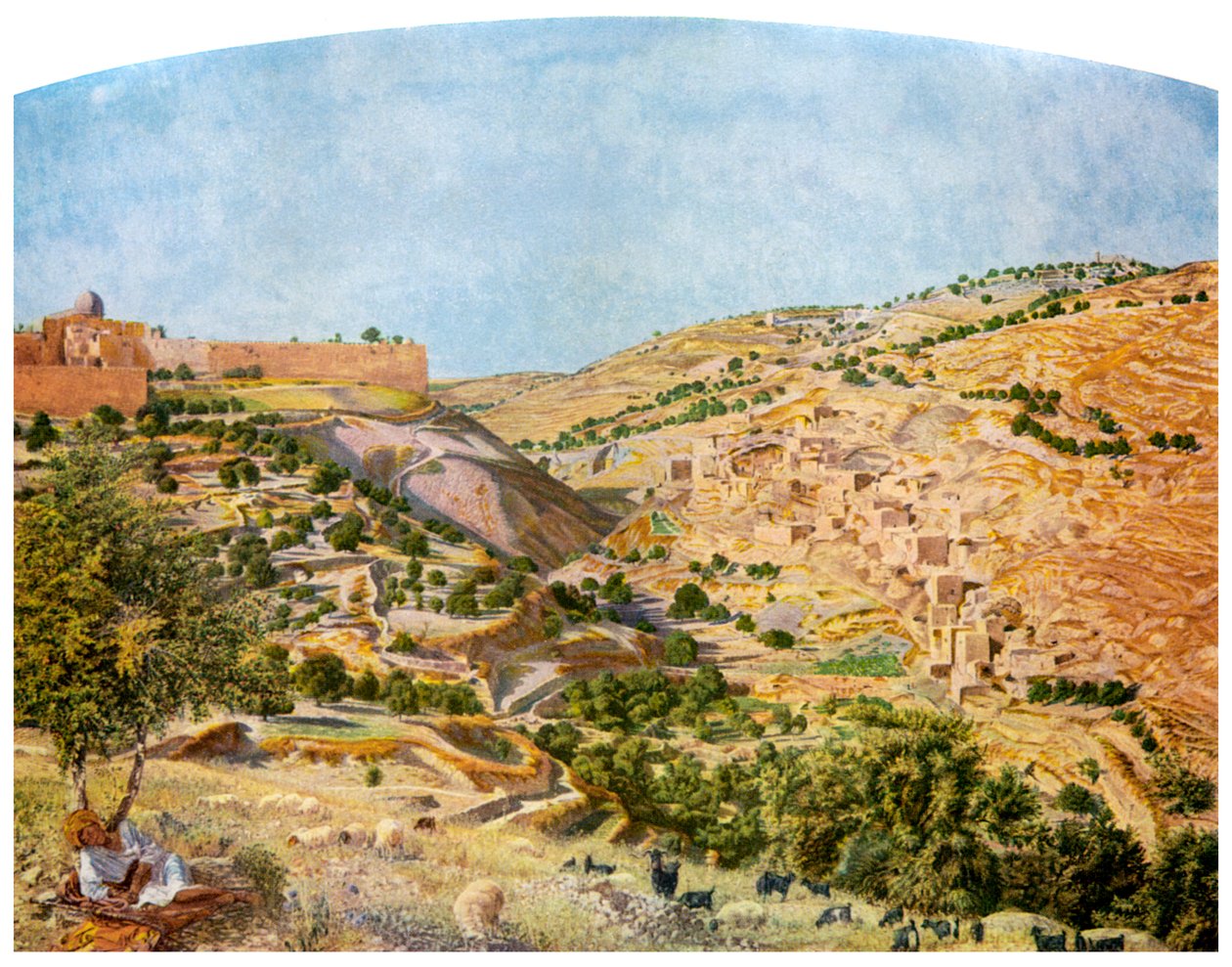 Jeruzsálem, 1854-1855 1956 alkotó: Unbekannt
